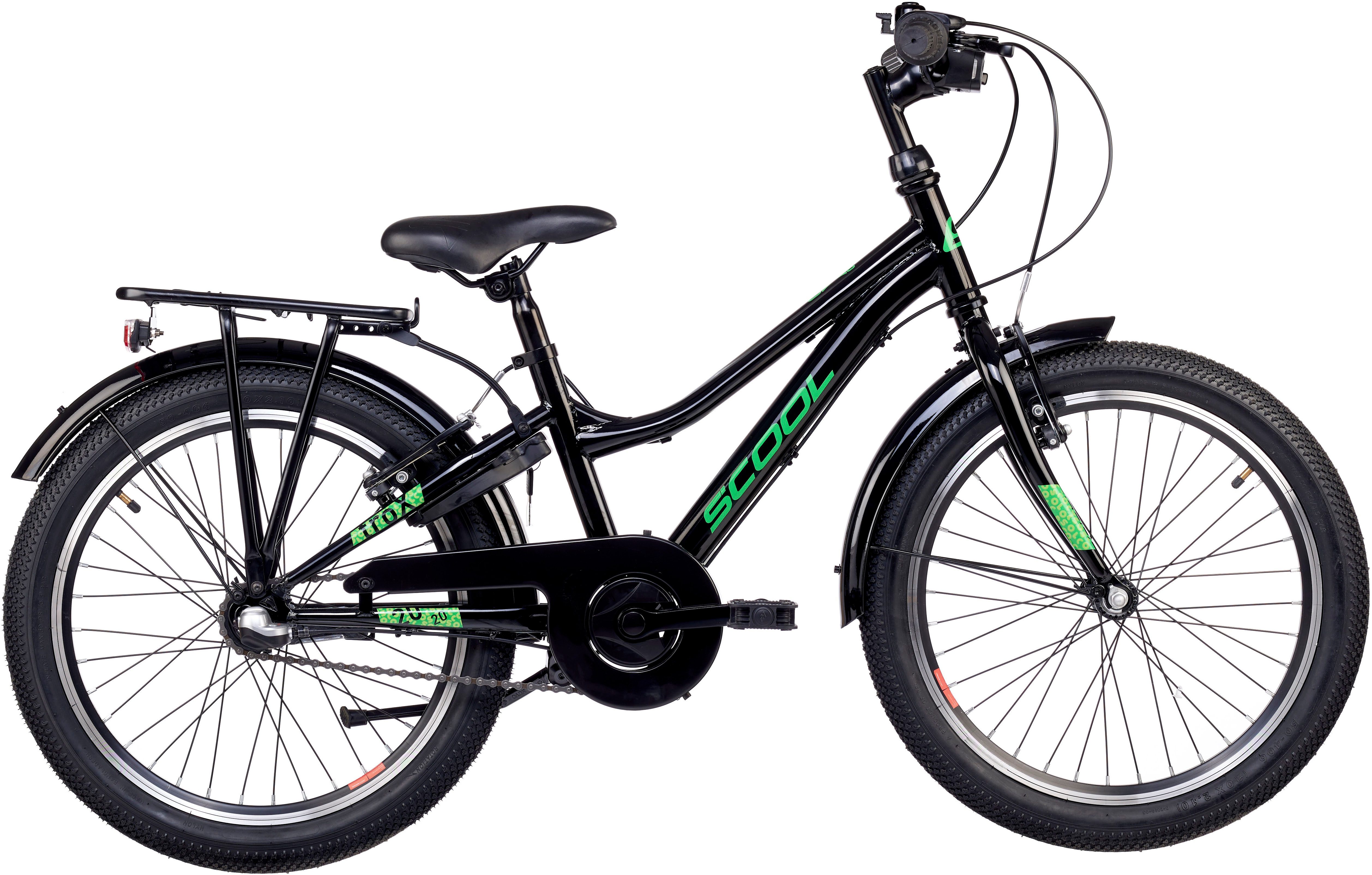 S’COOL Kinderfahrrad S'COOL troX, 3 Gang Shimano, Nabenschaltung