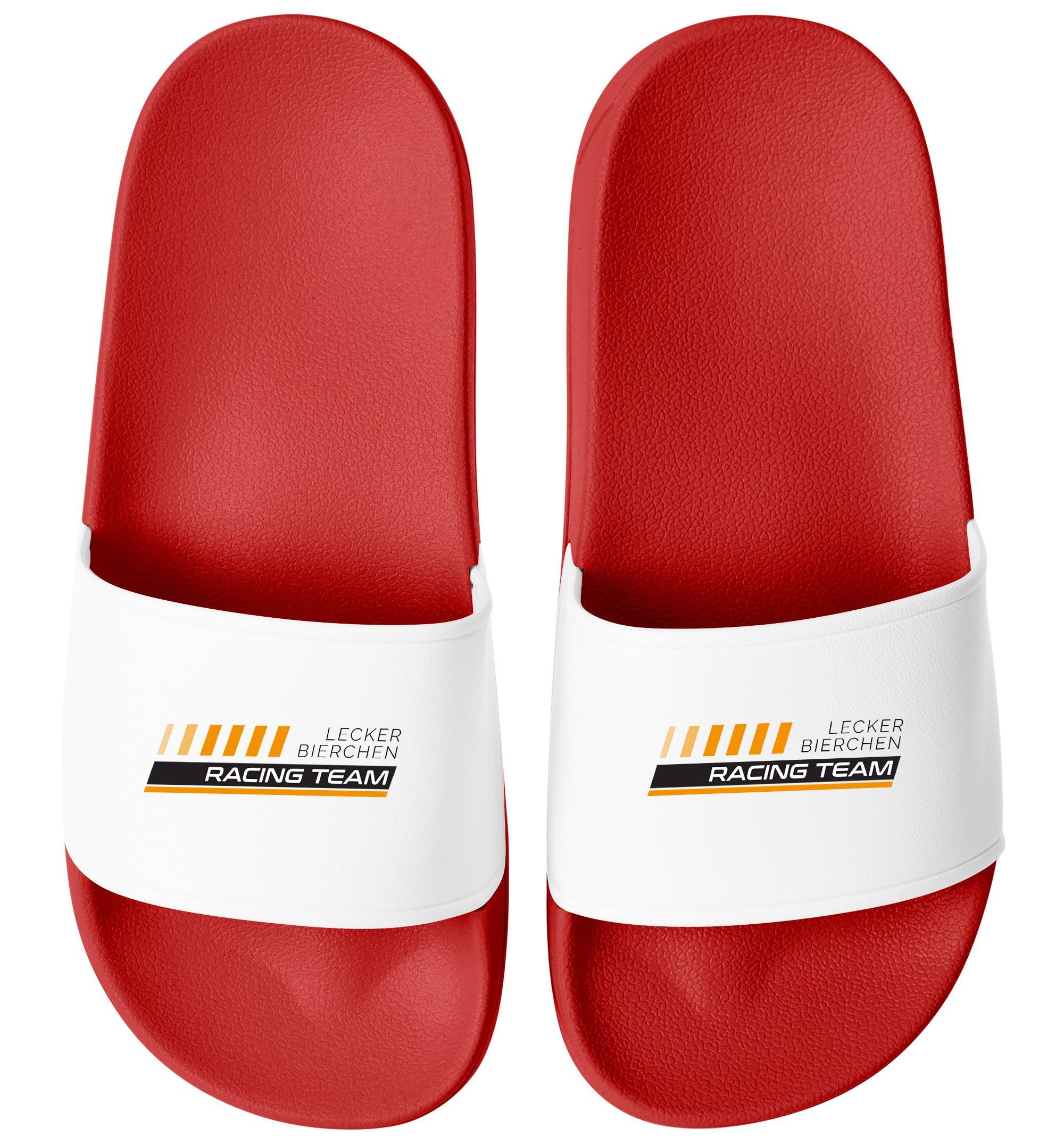 MoonWorks Badeschlappen mit Spruch Lecker Bierchen Badelatschen Unisex mit günstig online kaufen