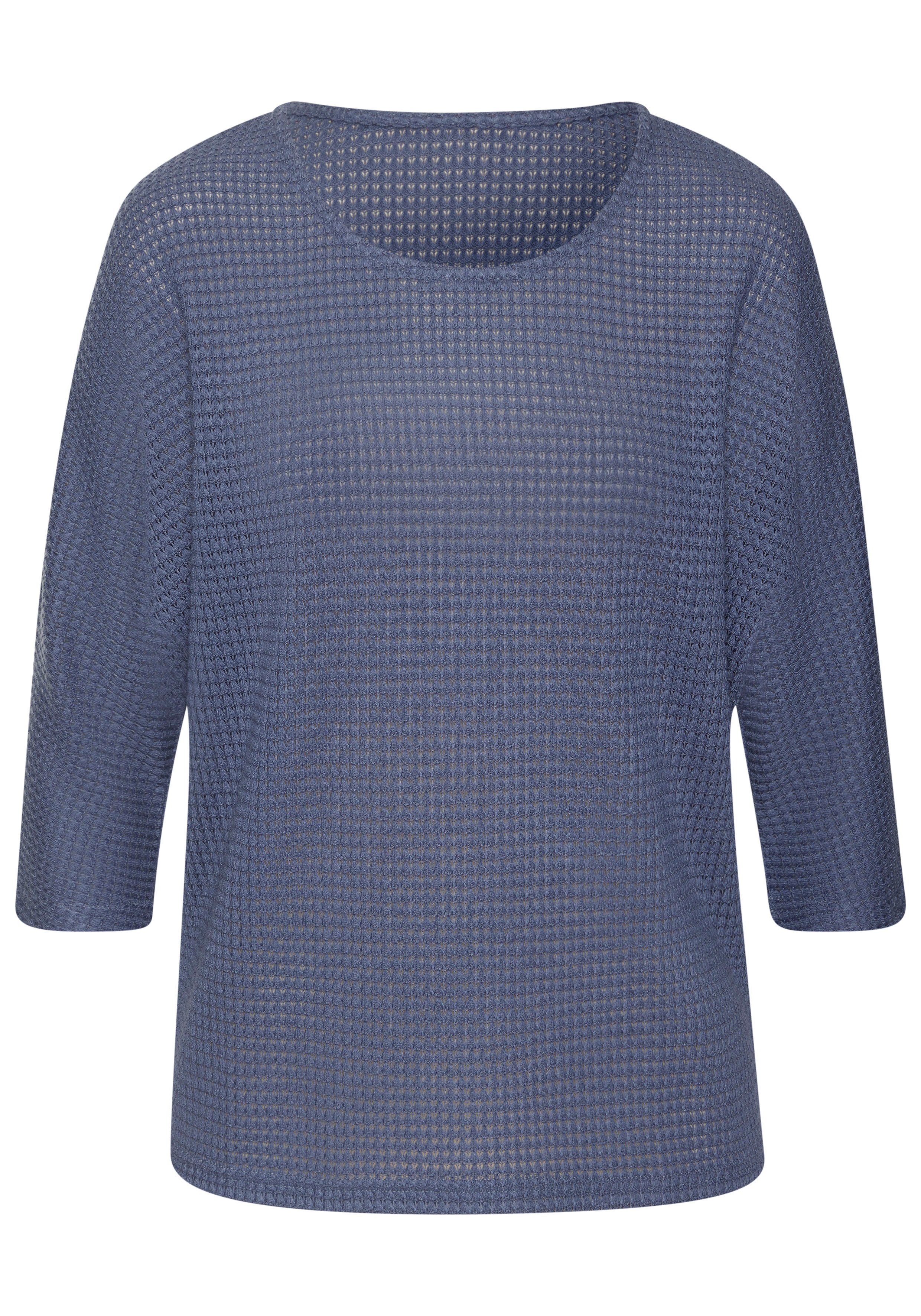 Vivance Langarmshirt mit modischer Waffelstruktur aus günstig online kaufen