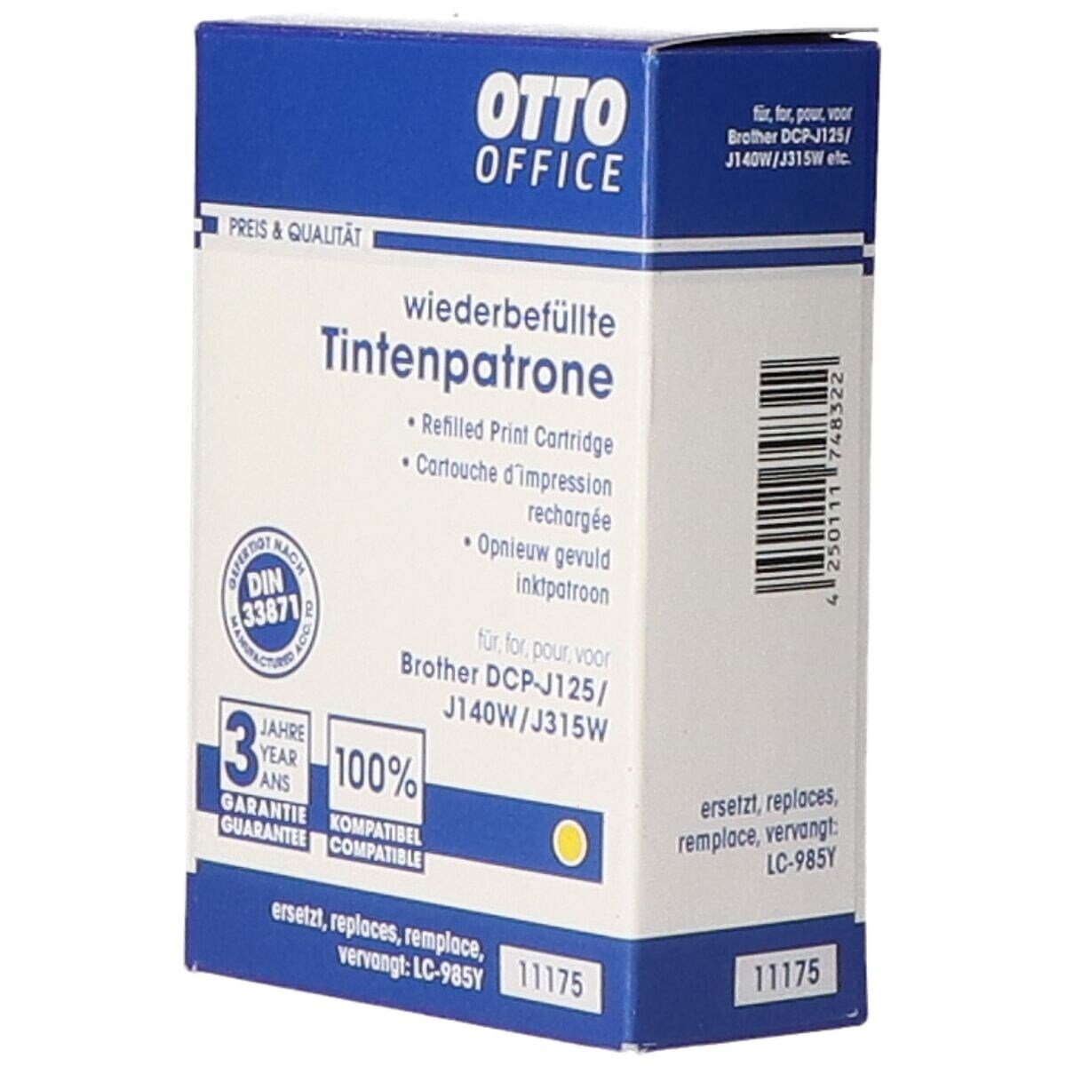 Office (1-tlg., »LC985Y«, Brother Otto Tintenpatrone Office ersetzt gelb)