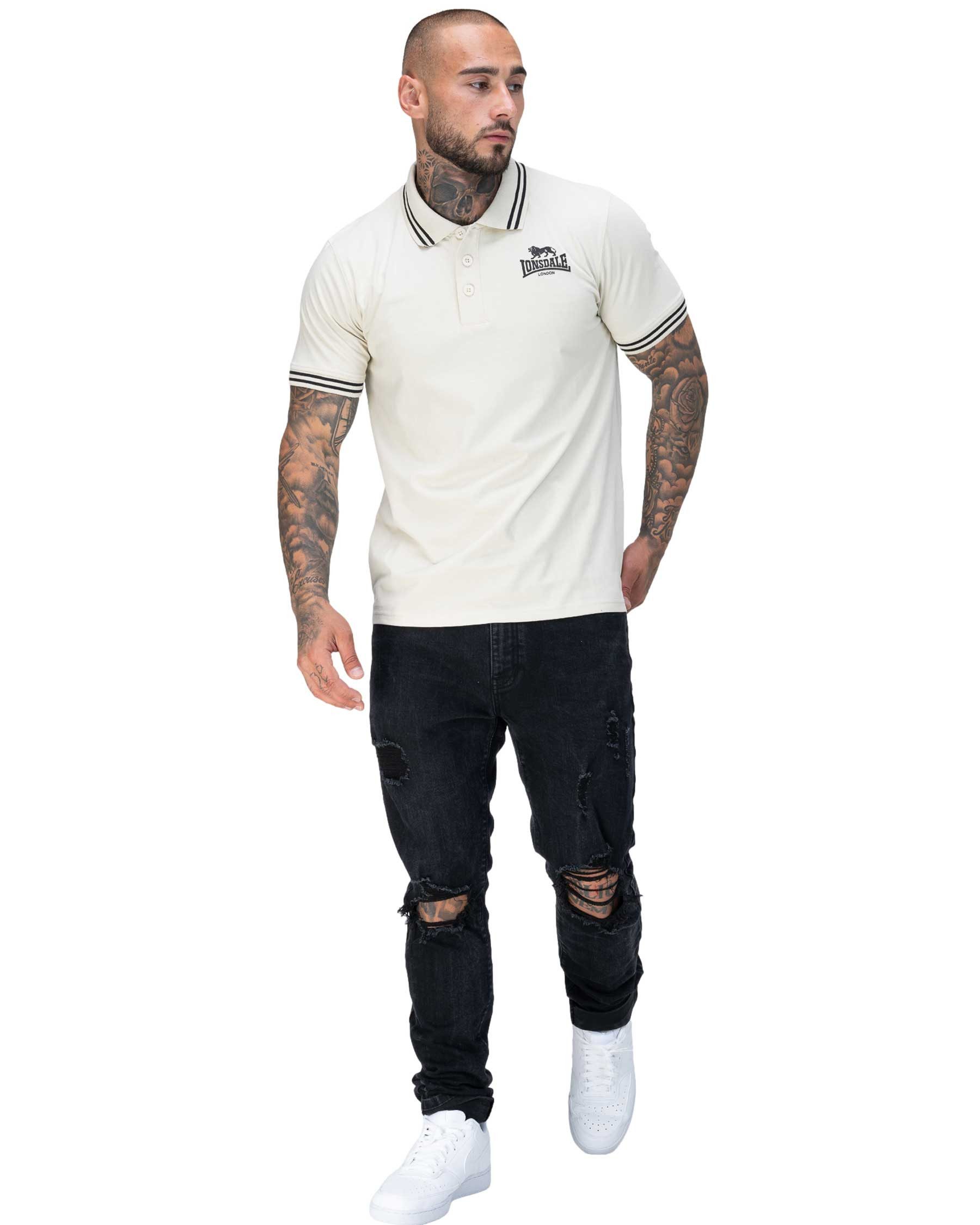 Lonsdale Poloshirt Lonsdale Polohemd Rhodes (Packung, 1er-Pack) aus Baumwolle