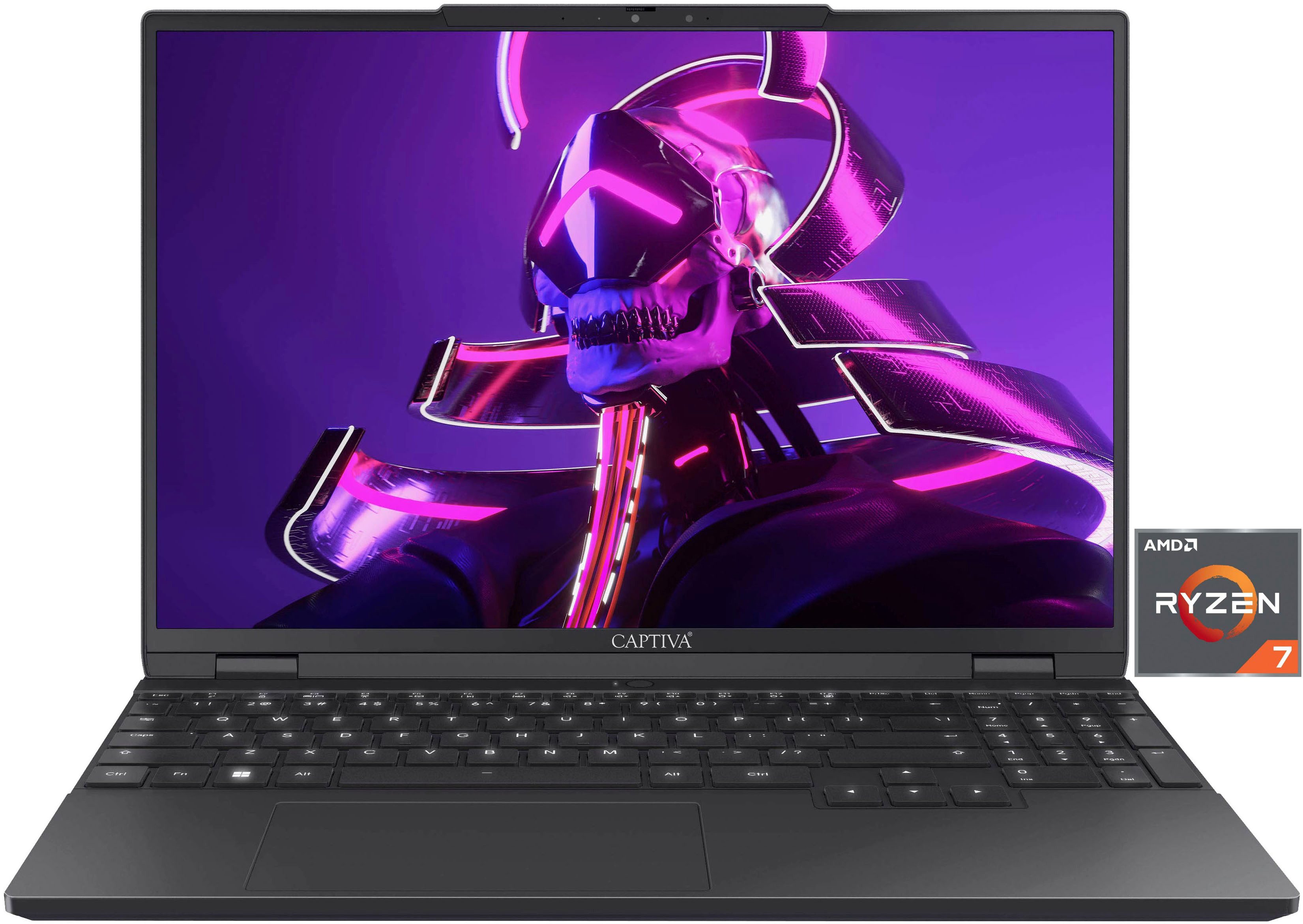 CAPTIVA Business/Office I10-1386GE Business-Notebook (38,9 cm/15,3 Zoll, AMD Ryzen 7 255, Radeon 780M, 32 GB, 2000 GB SSD)