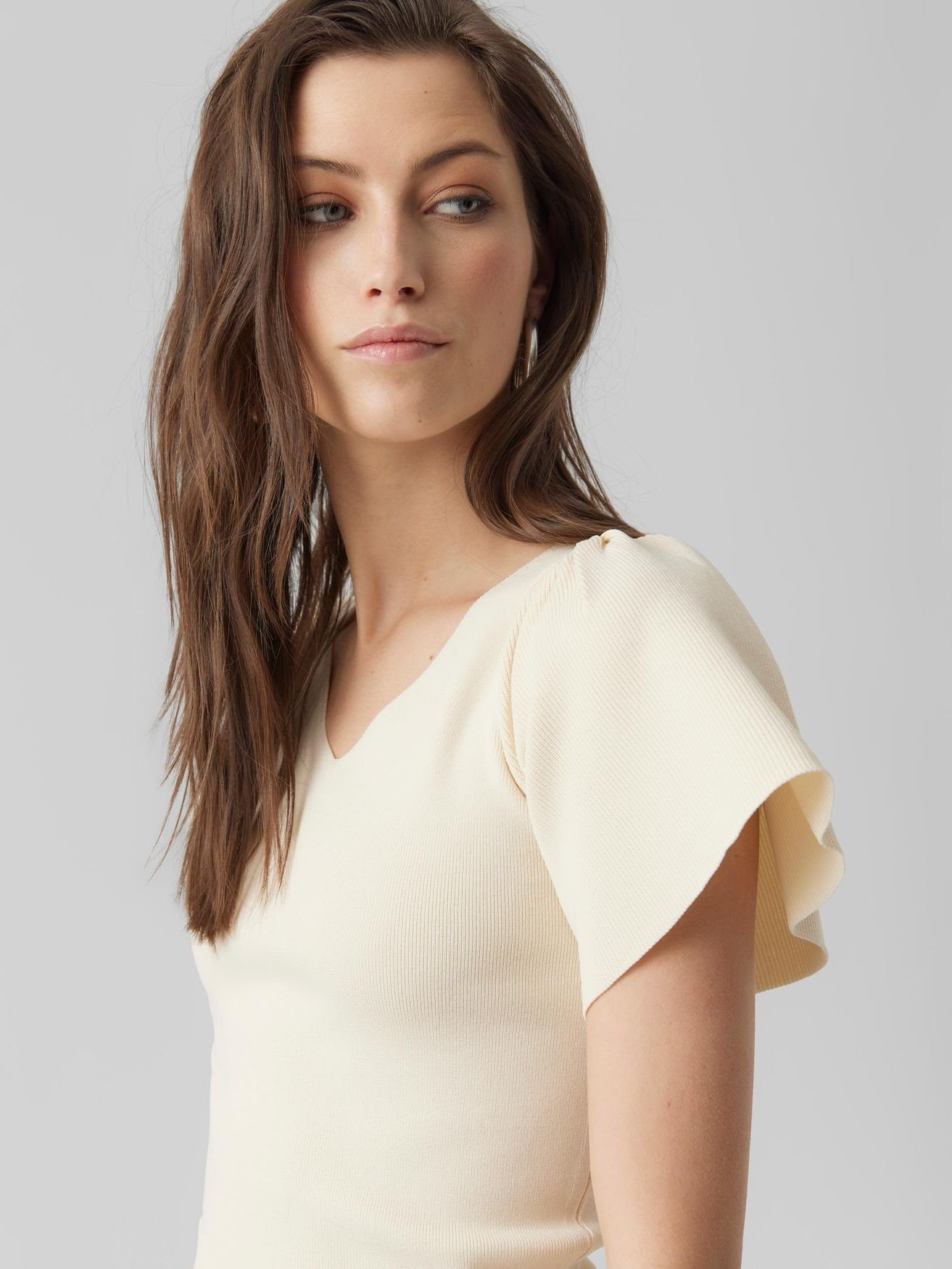 Vero Moda T-Shirt VMGINNY SS V-NECK günstig online kaufen