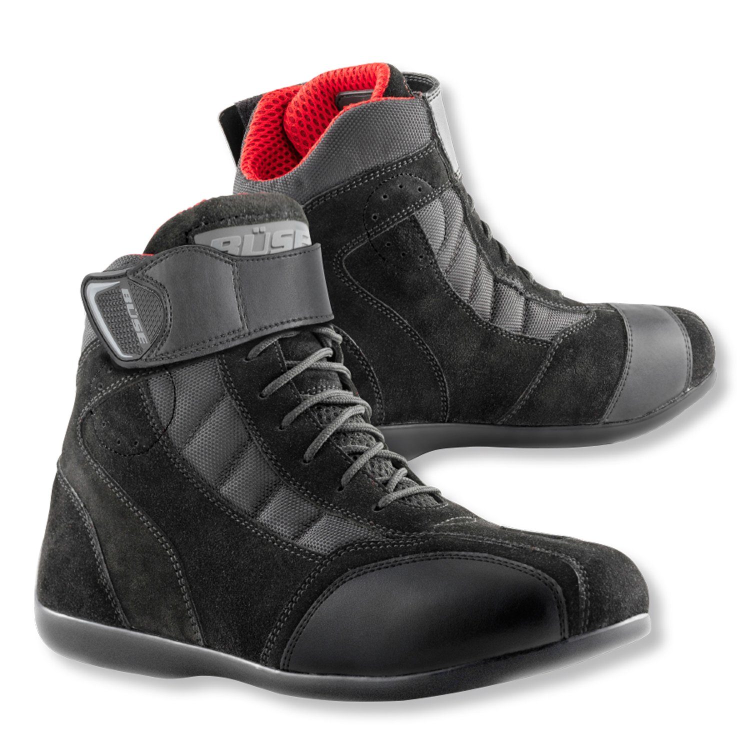 Büse Büse B56 Citystiefel schwarz, kurzer, sportlicher Motorradstiefel