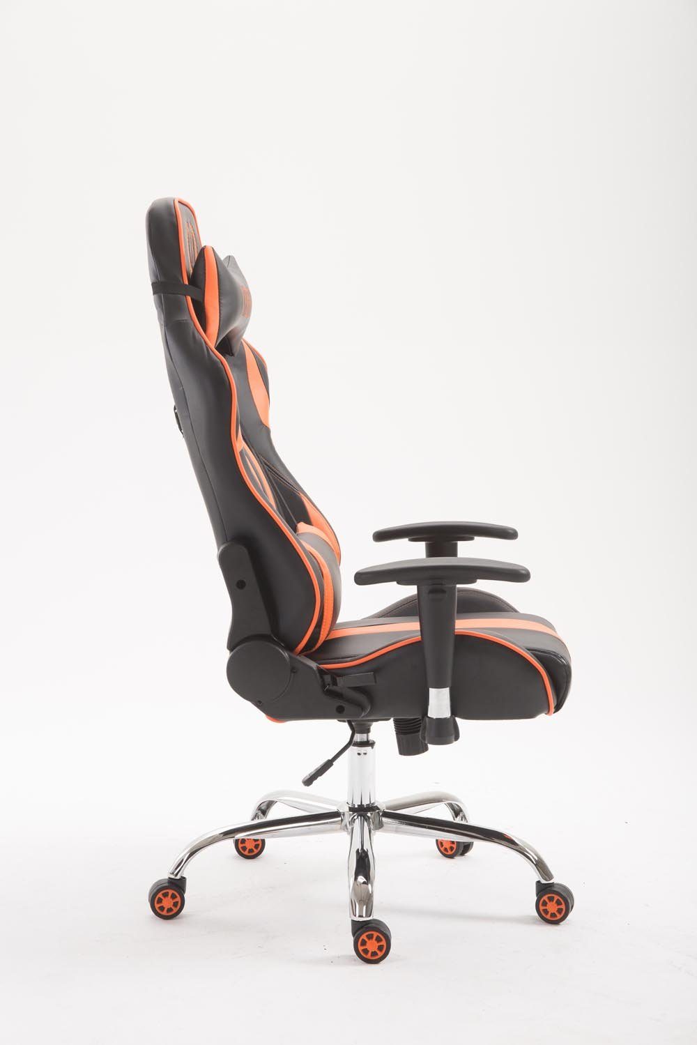 und Limit Gaming V2 schwarz/orange drehbar Kunstleder, höhenverstellbar Chair CLP
