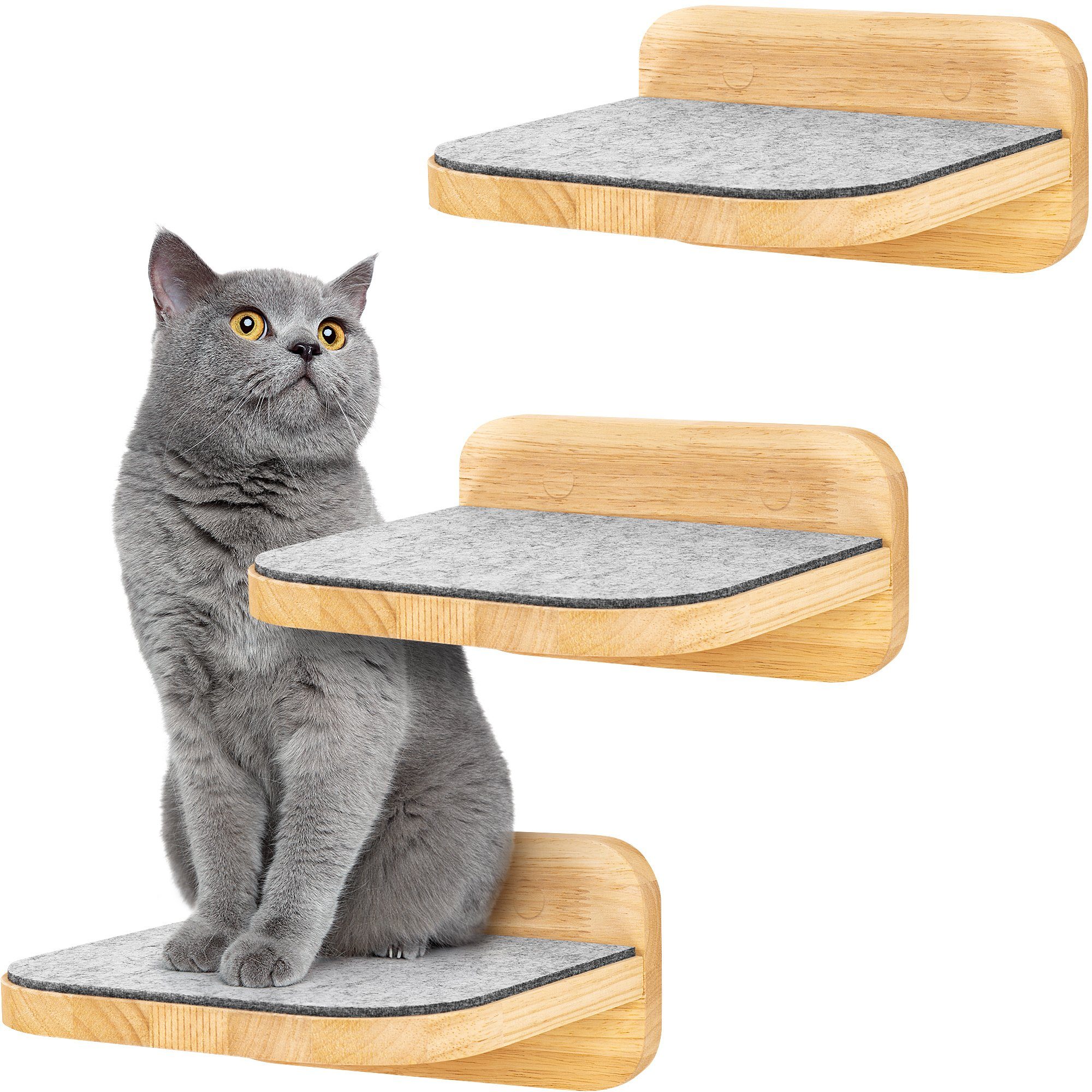 Happypet Kratzbaum, 3er-Set Katzentreppen, Designer Catwalk, günstig online kaufen