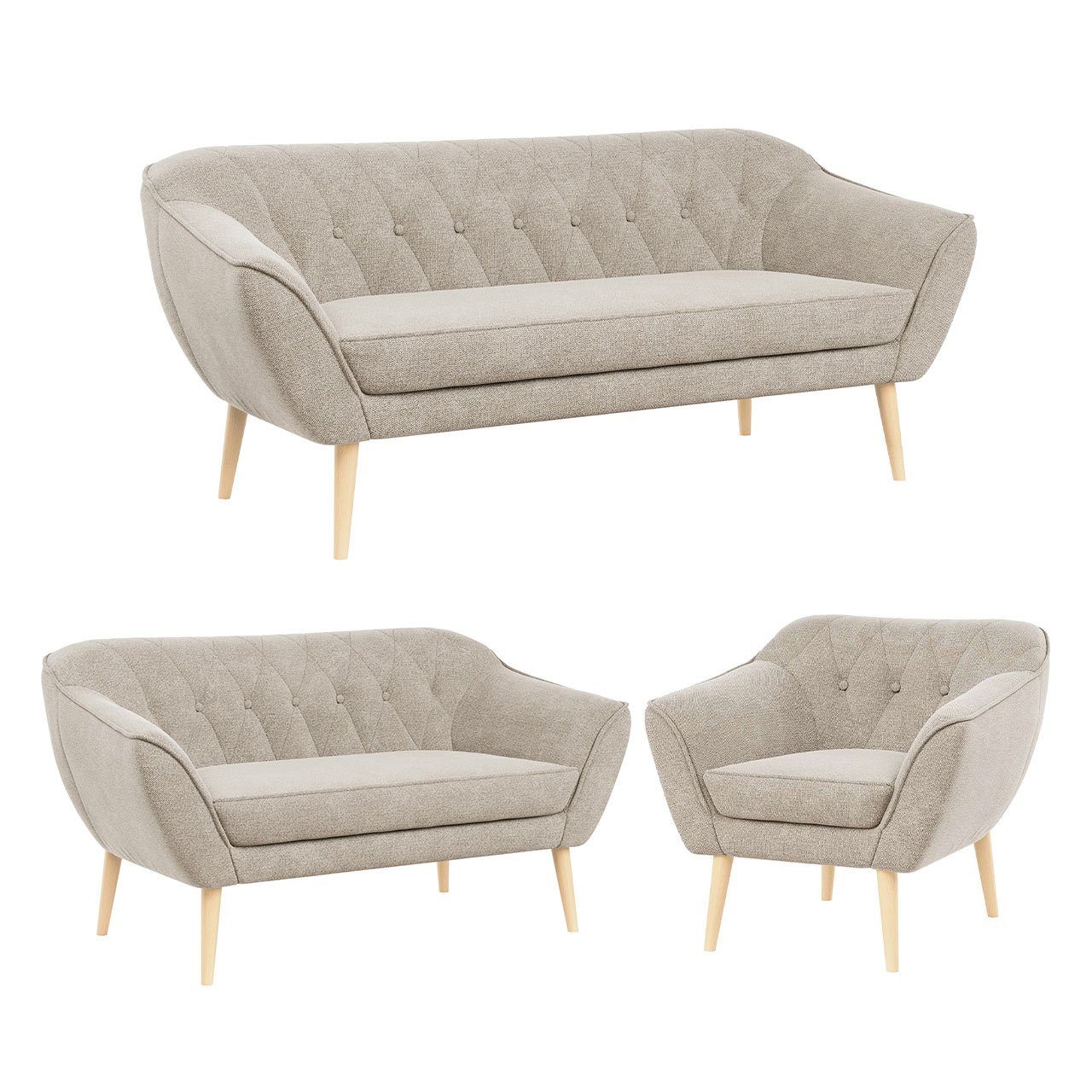 MKS MÖBEL Sofa PIRS 3 2 günstig online kaufen