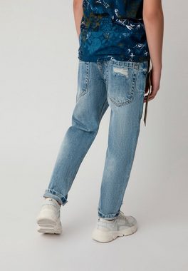 Gulliver Bequeme Jeans Casual Denim Hose mit trendigen Destroyed-Elementen