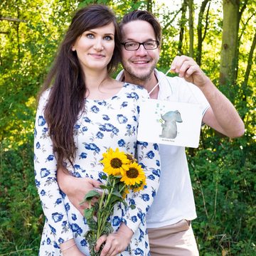 Mr. & Mrs. Panda Hinweisschild Elefant Seifenblasen - Weiß - Geschenk, Wandschild, gute Laune, Schil, (1 St)