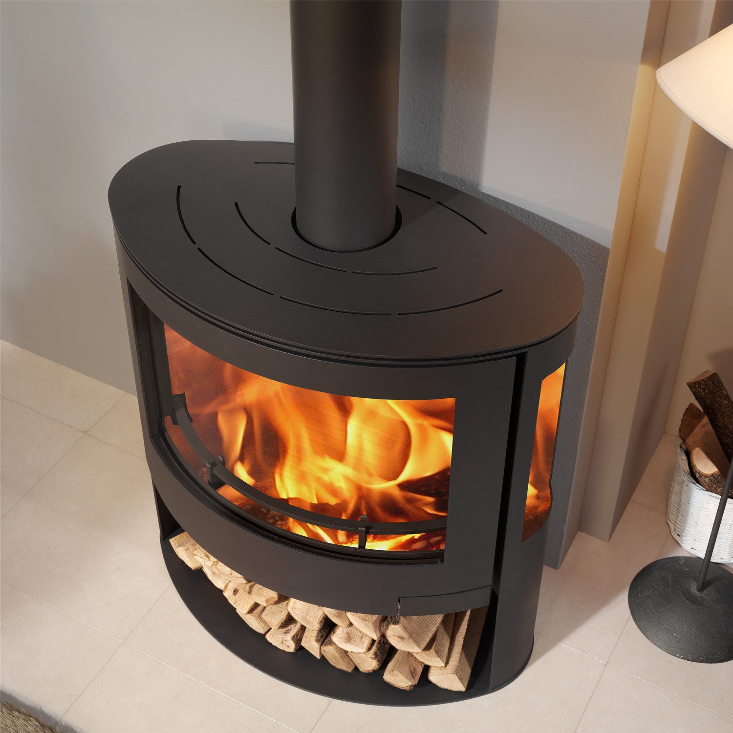 Panadero Kaminofen Panadero Kaminofen Aragon, 7 kW, Zeitbrand