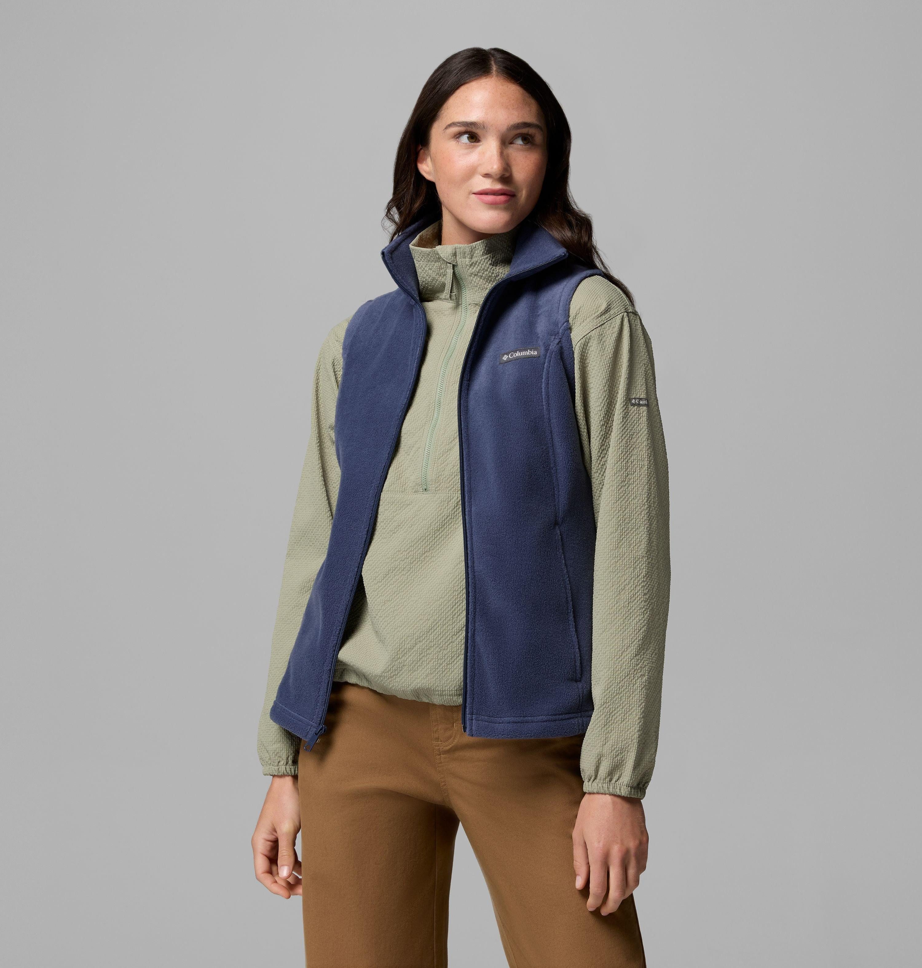 Columbia Fleeceweste Benton Springs Vest atmungsaktives Material, schnell trocknend, wasserabweisend