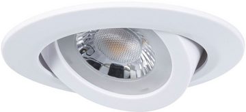 Paulmann LED Einbauleuchte, LED wechselbar, Warmweiß, LED-Modul, 3er-Set schwenkbar rund 3.000K 3x4W 230V