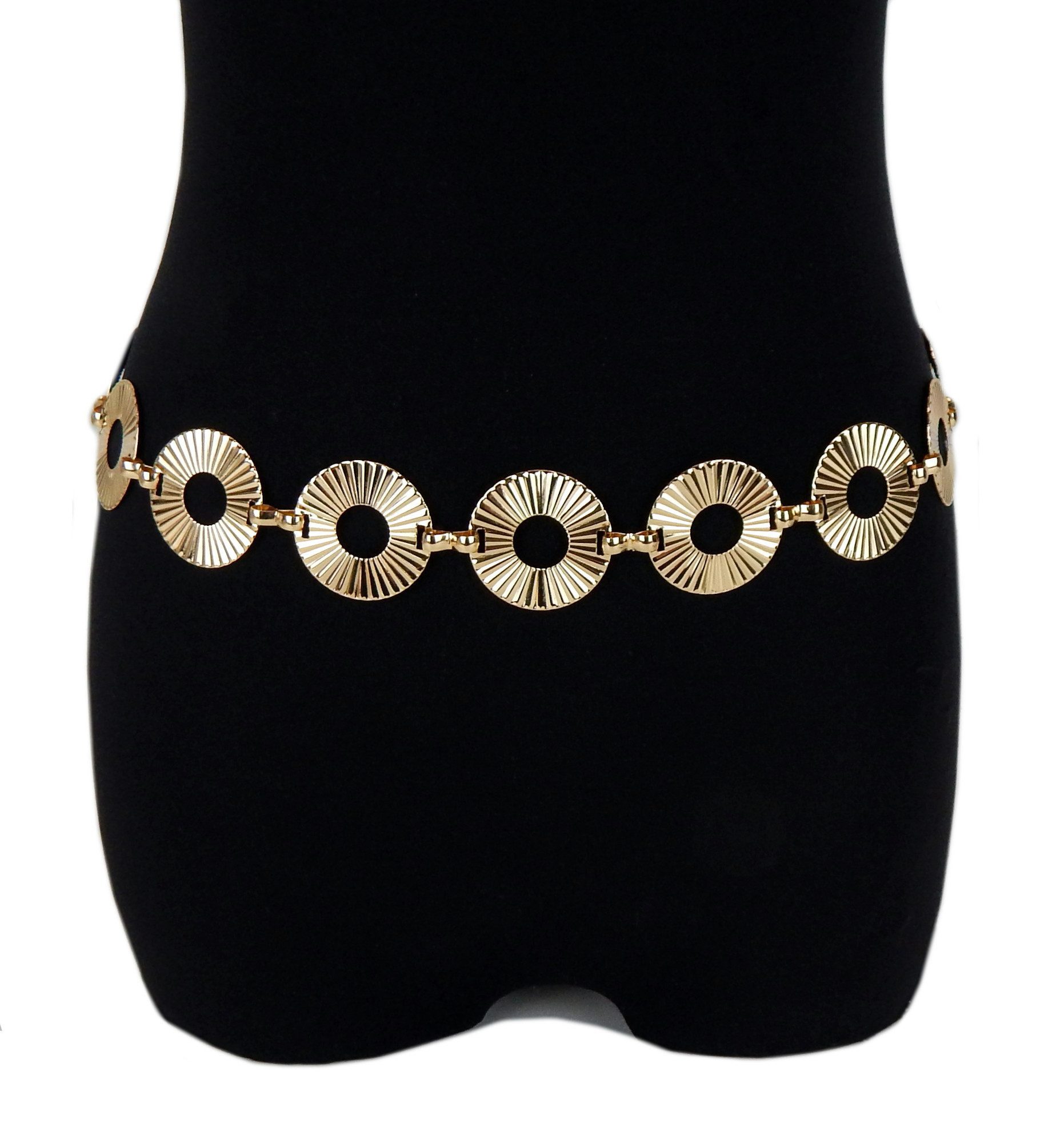 Ella Jonte Kettengürtel im 60er/70er Retro-Look – Längenverstellbar