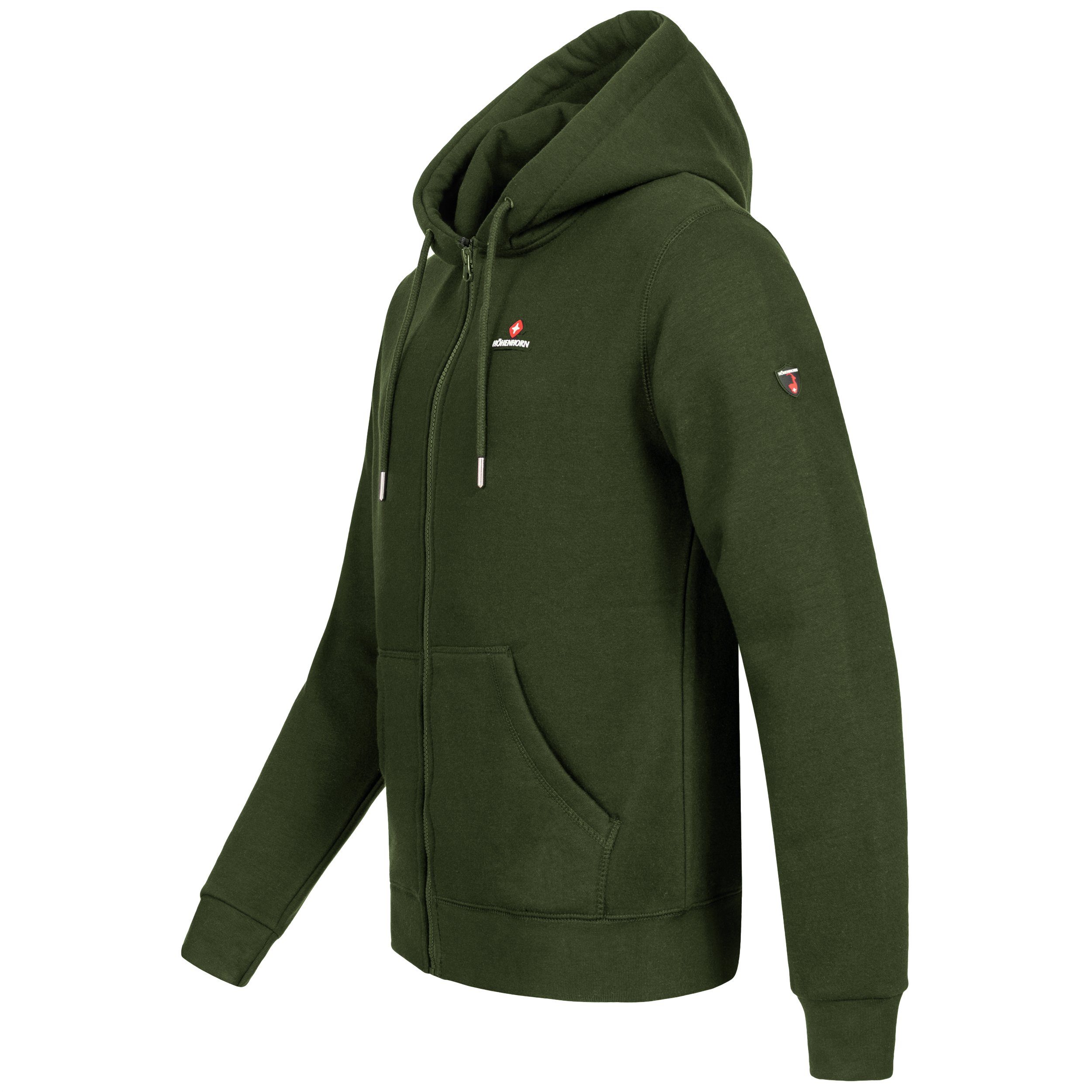 Höhenhorn Hoodie Katan Herren Hoody für Männer Pullover Sweatshirt Kapuzenpullover Hochwertige Baumwolle, weiche Innenseite, angenehm warm