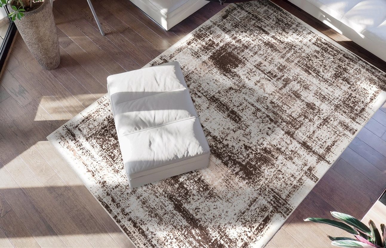 me gusta Teppich Ariya 225, rechteckig, Höhe: 6 mm, Flachflor, gekettelt, Wohnzimmer