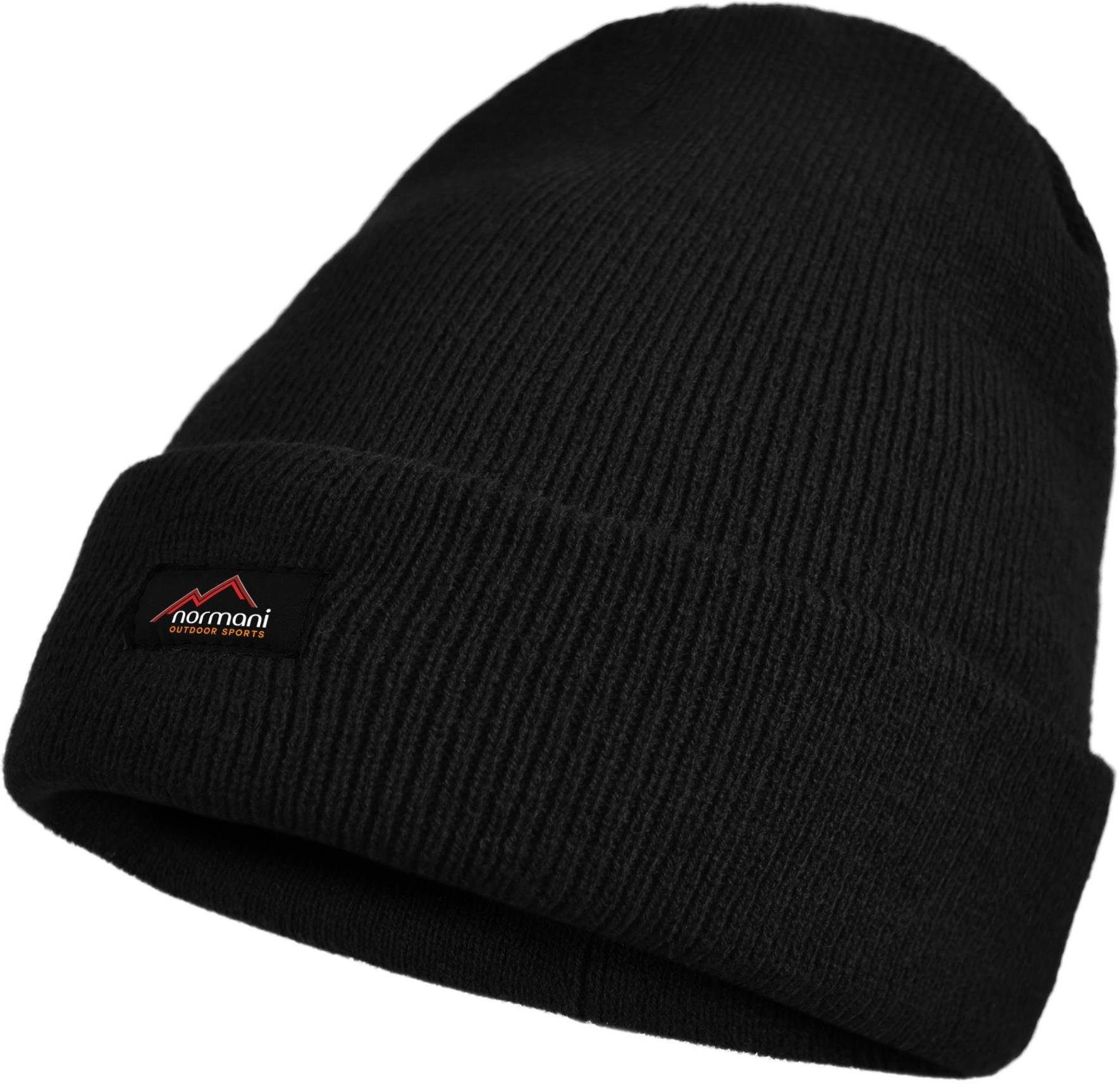 normani Strickmütze Winter-Skimütze mit 3M Thinsulate™ (40 g) Hill Wintermütze bis -30°C Skimütze mit Fleecefutter für Damen und Herren