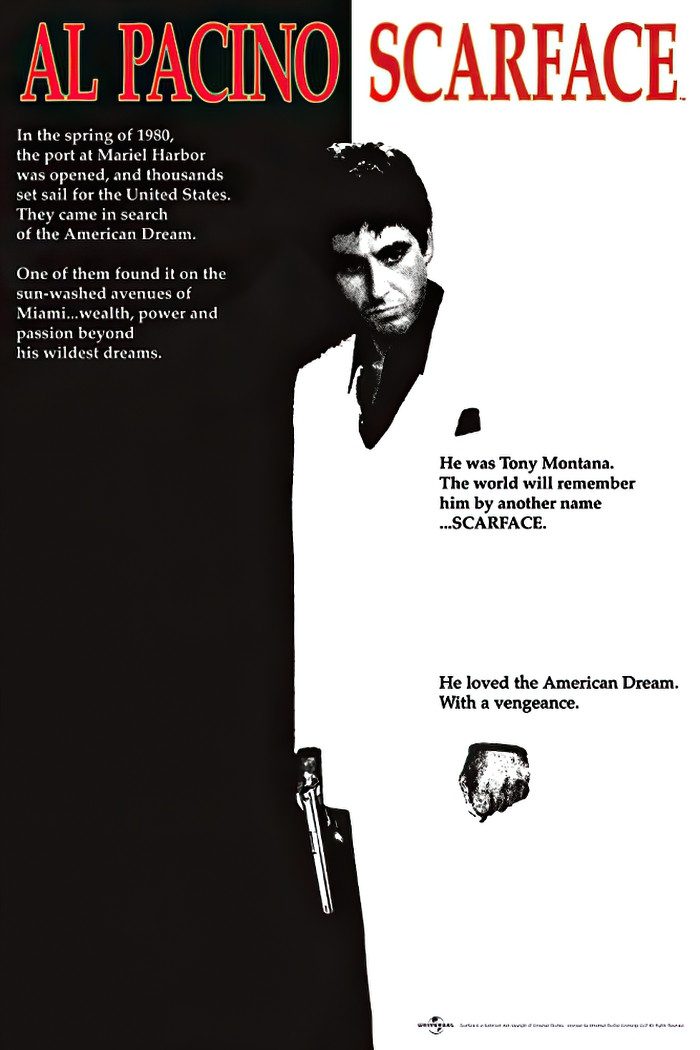 PYRAMID Poster Scarface Cover Poster 61 günstig online kaufen