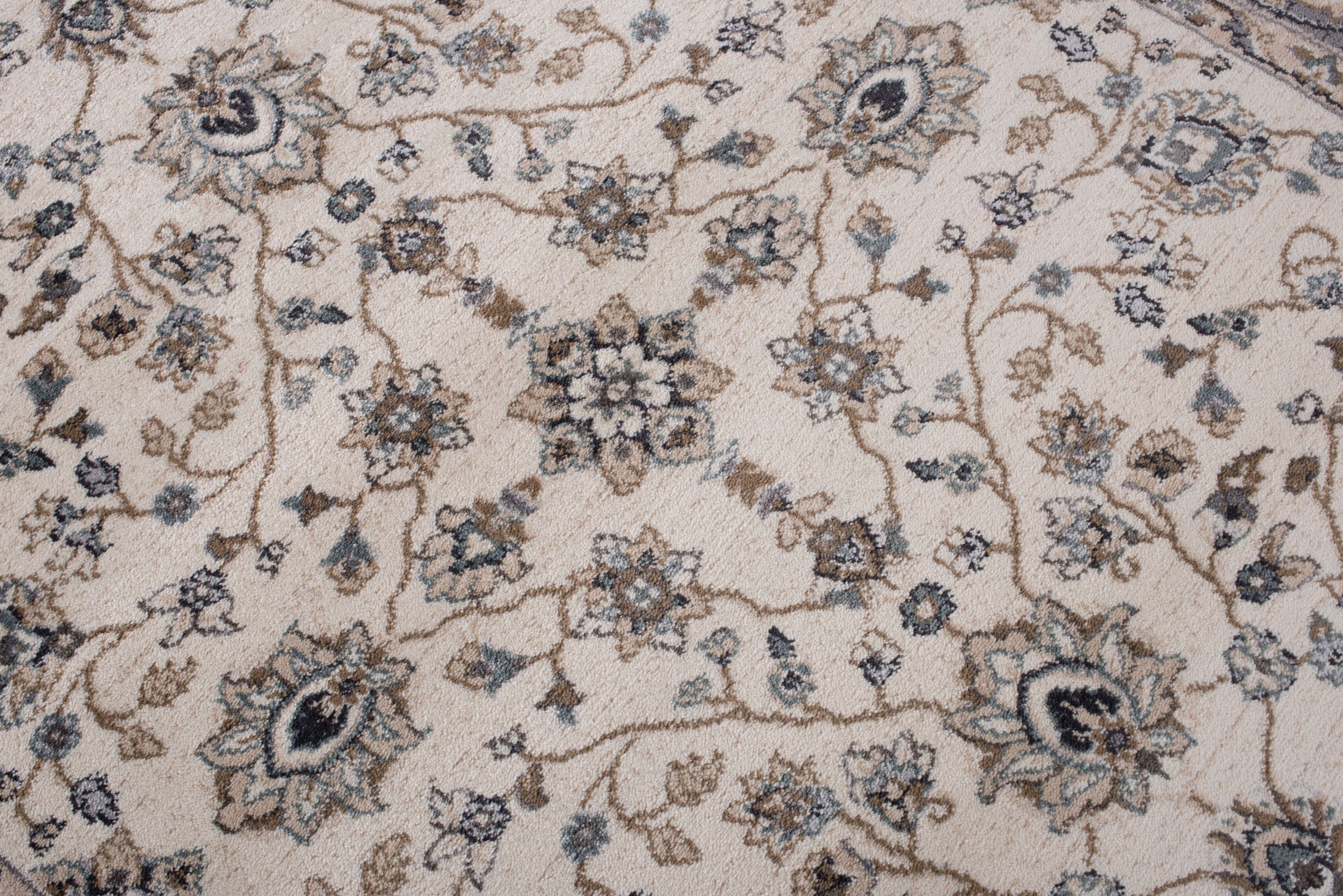 Orientteppich Oriente Pflegeleicht, Fußbodenheizung, - Creme Traditioneller 60 Grau, Beige für Orient x Wohnzimmerteppich Mazovia, Geeignet Teppich Teppich cm, 100