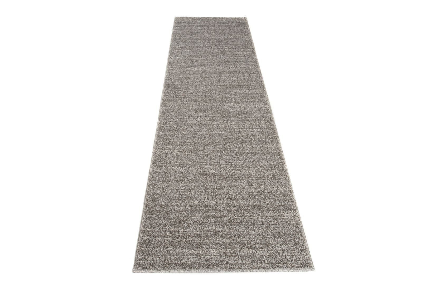 Mazovia Läufer Modern Einfarbig Anthrazit Grau Flur, Schlafzimmer, Diele, Fußbodenheizung – Bild 5 von 5