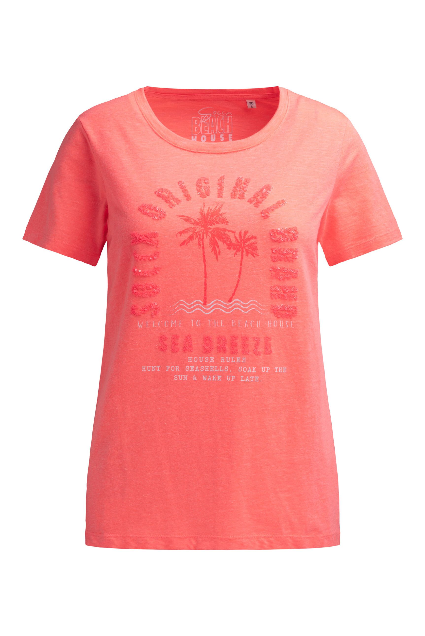 SOCCX Rundhalsshirt mit Baumwolle