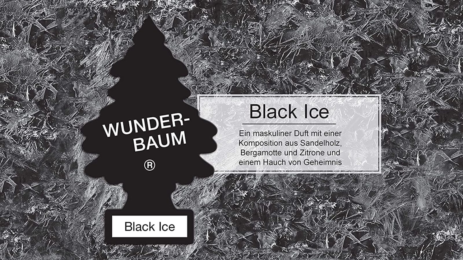 Wunder-Baum Raumduft Black Ice 3er Duftbäumchen Wunderbaum 3 Set Lufterfrischer
