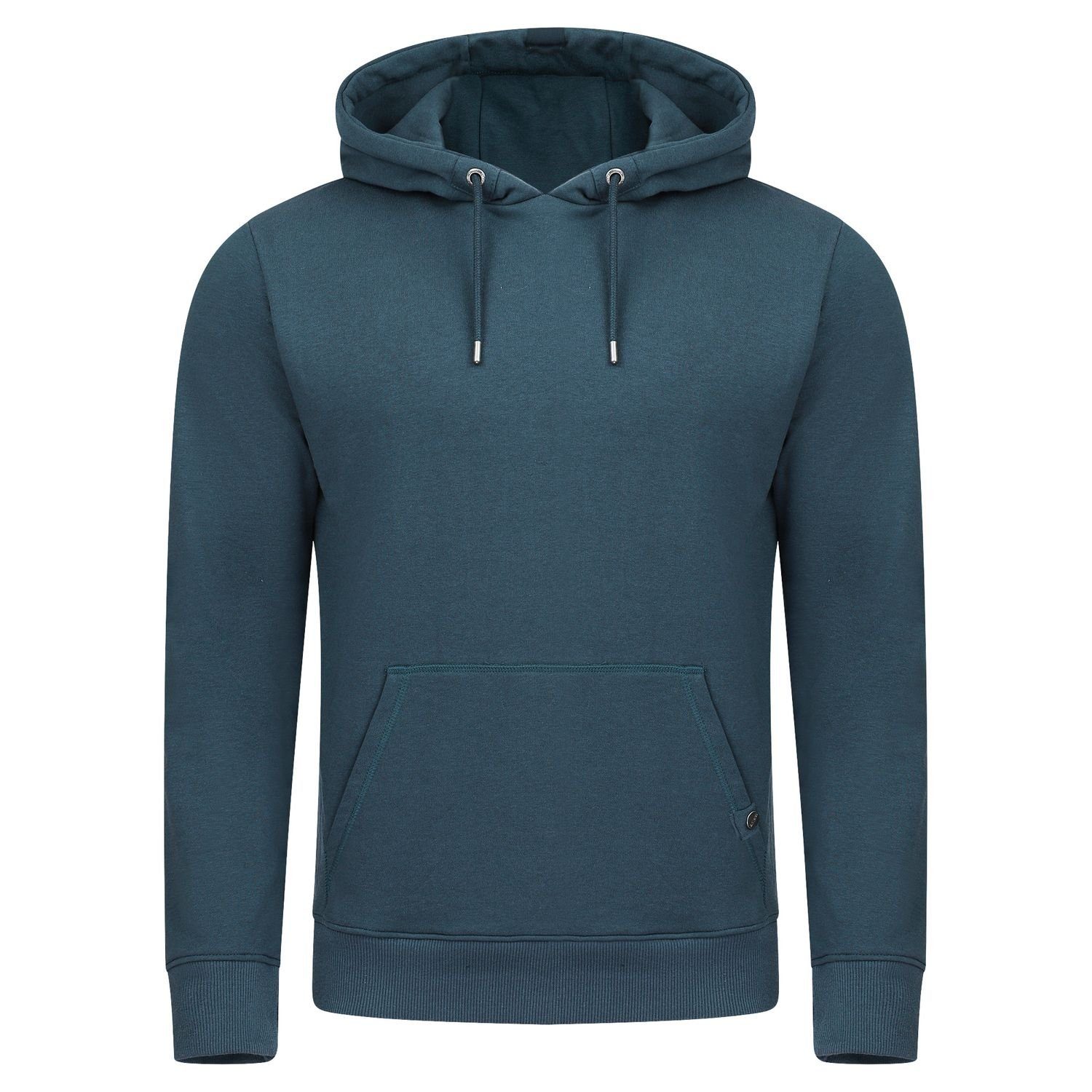 riverso Kapuzenpullover Herren Hoodie RIVTheo Regular Fit Longsleeve Sweatshirt mit Kängurutasche