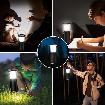 yozhiqu LED Außen-Tischleuchte Dynamo Handkurbel Camping Laterne – Solar LED Taschenlampe, Wasserdichte Notfalllampe Solarbetrieb und USB-Ladegerät.