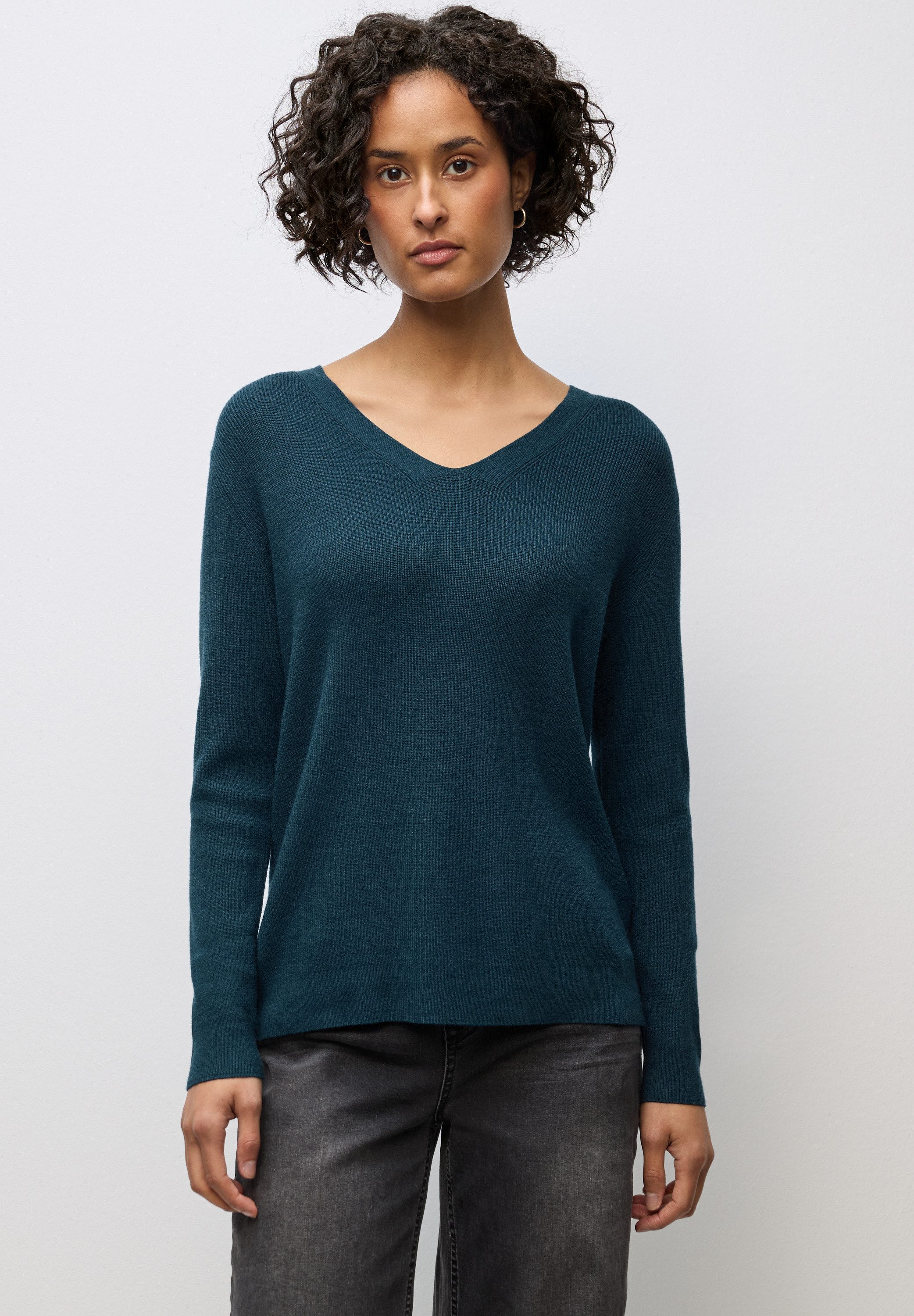 STREET ONE Strickpullover aus softem Materialmix günstig online kaufen