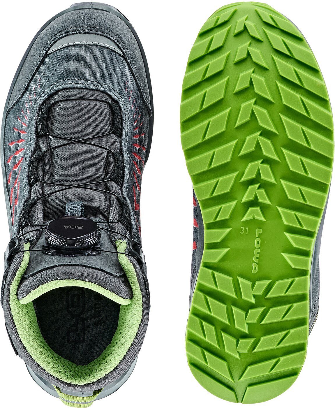 Lowa FERROX GTX MID JR ANTHRAZIT/LIMONE Wanderschuh