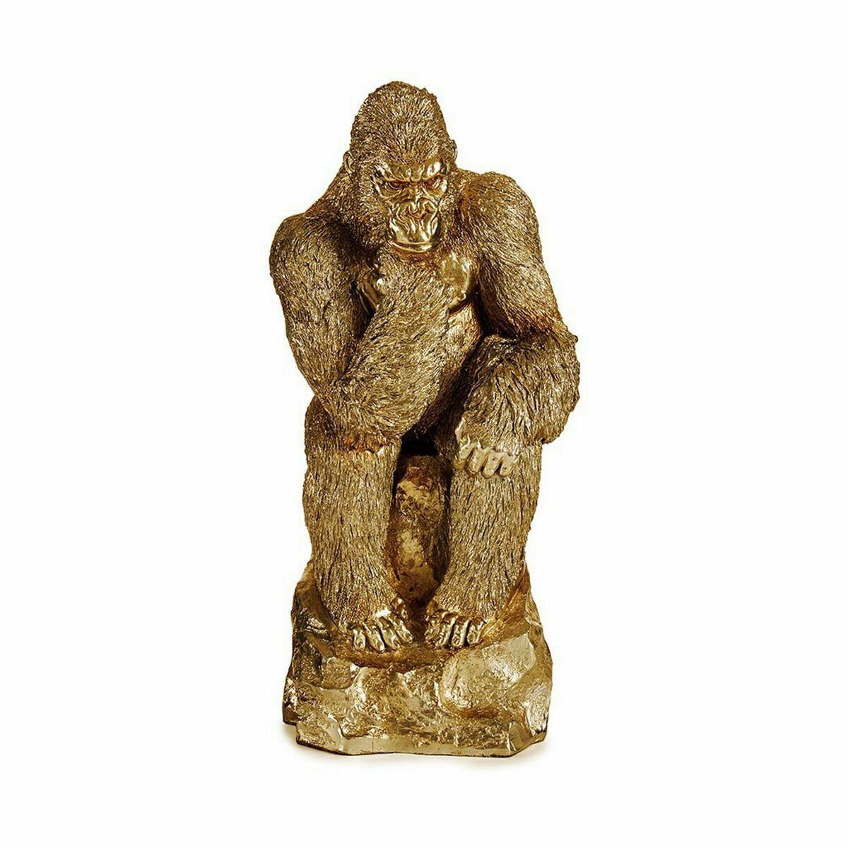 23,5 20,5 Deko-Figur Gorilla Decor 47 x Gift cm Stück 2 Gold Dekoobjekt x