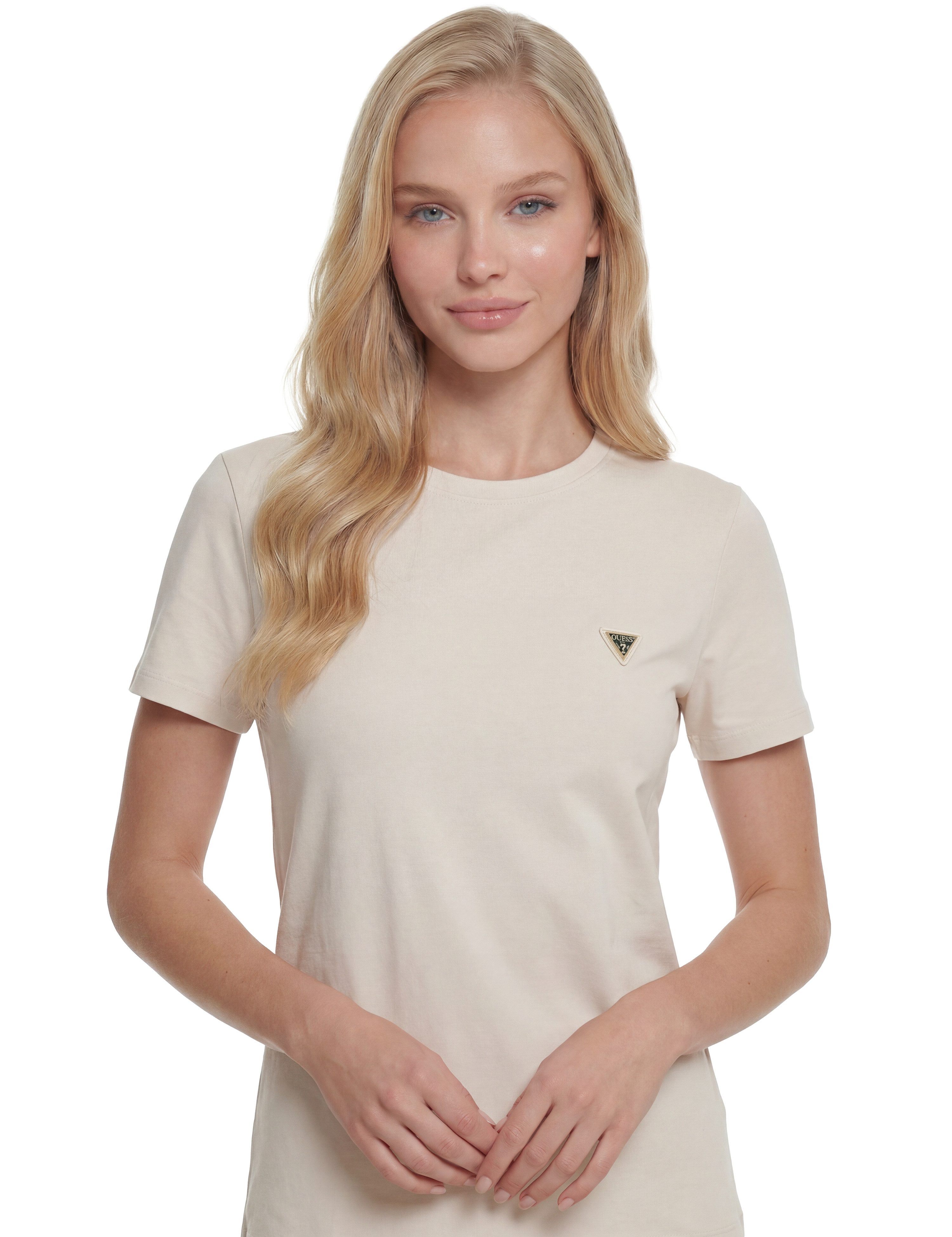 Guess T-Shirt COLETTE T-SHIRT mit Rundhals, Regular Fit