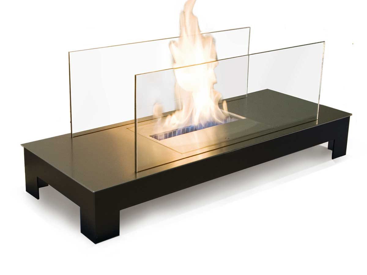 Radius Echtfeuer-Dekokamin Floor Flame – Bio-Ethanol Kamin für Innen & Außen, TÜV-geprüft