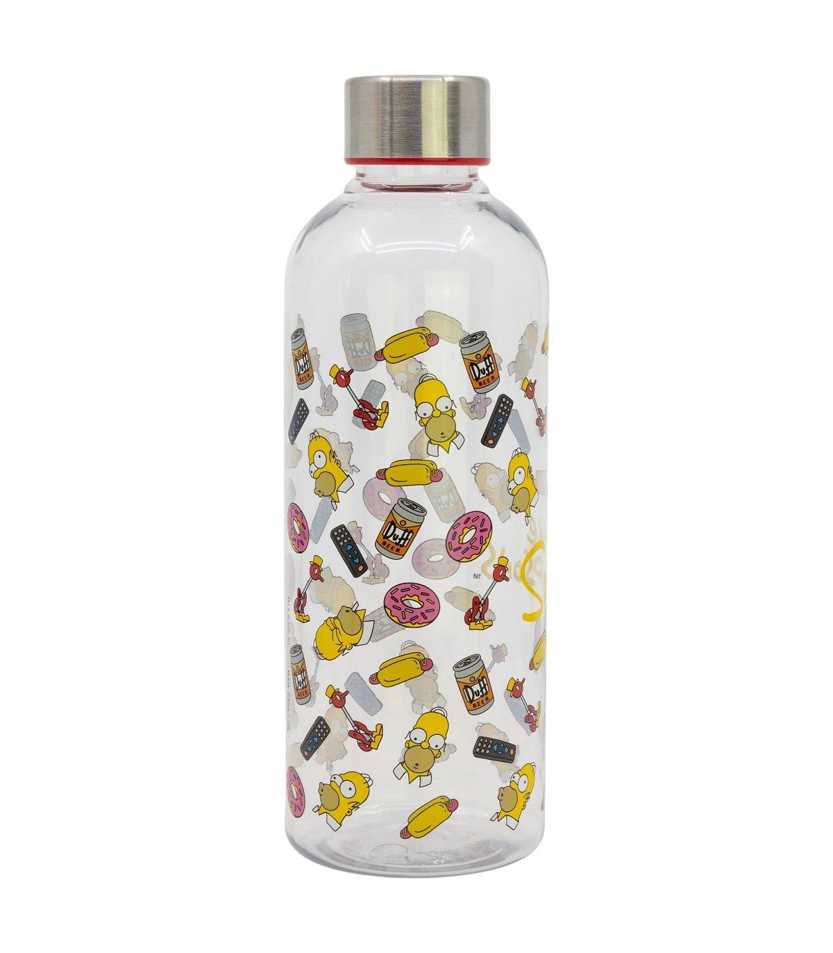 The Simpsons Trinkflasche Homer Trinkflasche 850 ml Wasserflasche mit Schraubdeckel
