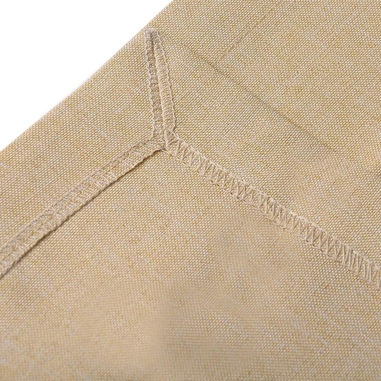 Woltu Tischdecke, Tischdecke Tischtuch waschbar eckig,sand günstig online kaufen