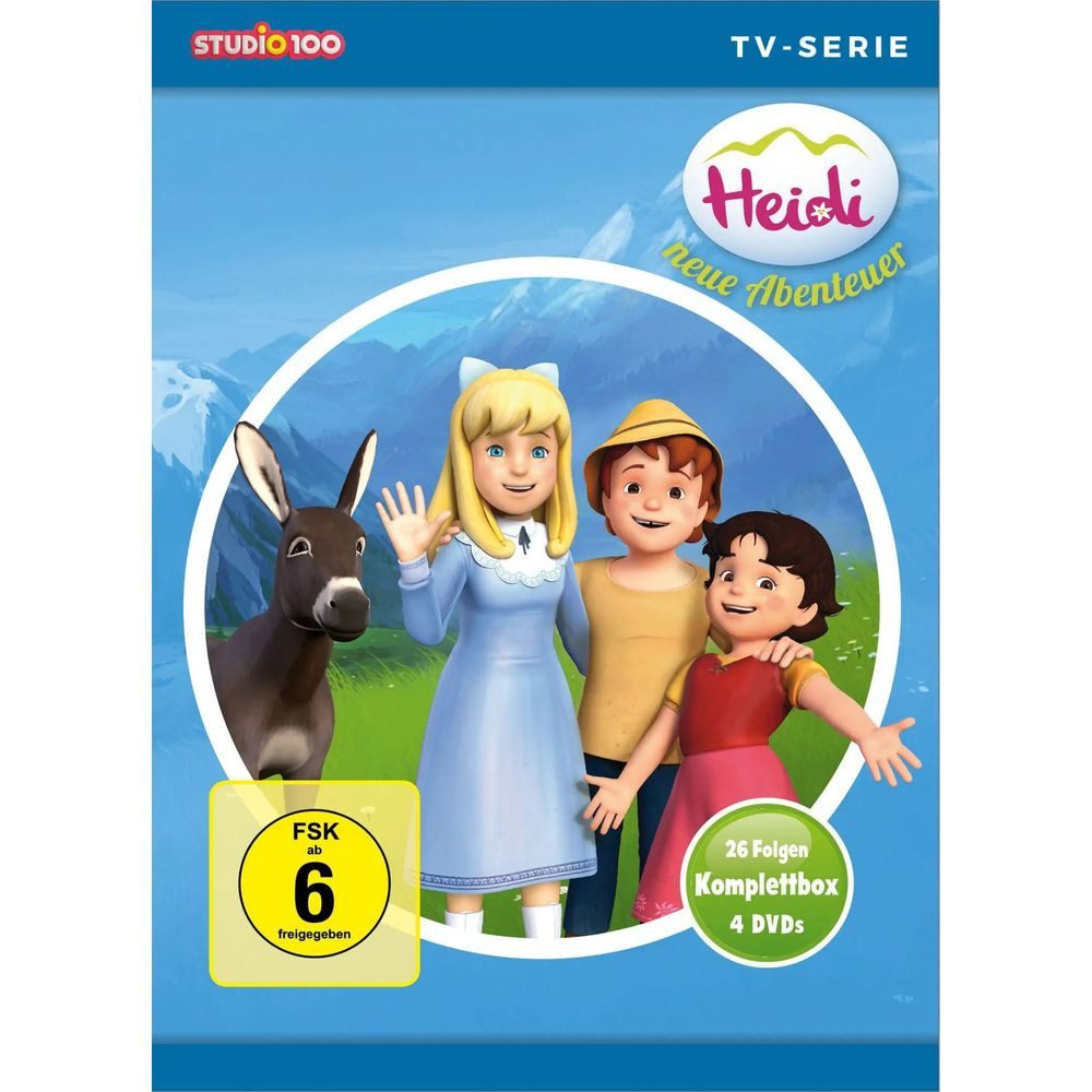Leonine DVD Heidi (CGI) - Staffel 2 - Komplettbox, 26 Folgen [4 DVDs]