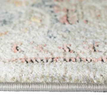 Teppich Eleganter Vintage Teppich orientalische Ornamente & Verzierungen creme mehrfarbig, Teppich-Traum, rechteckig, Höhe: 7 mm