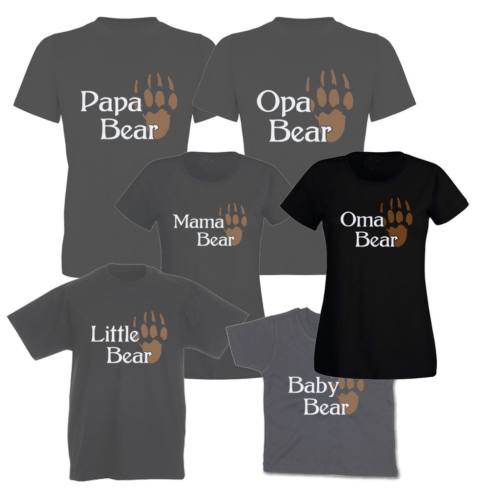 T-Shirt Familie Bear