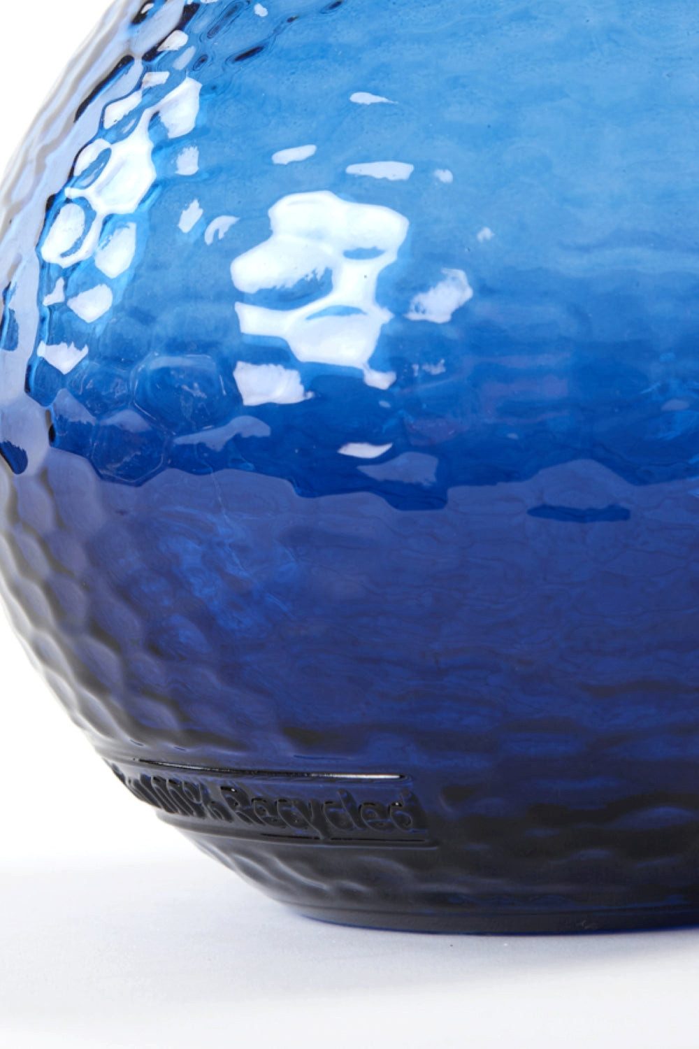 Dirk Davids Leuchten GmbH Dekovase Deko Vase Glas Blau Ø14x18cm