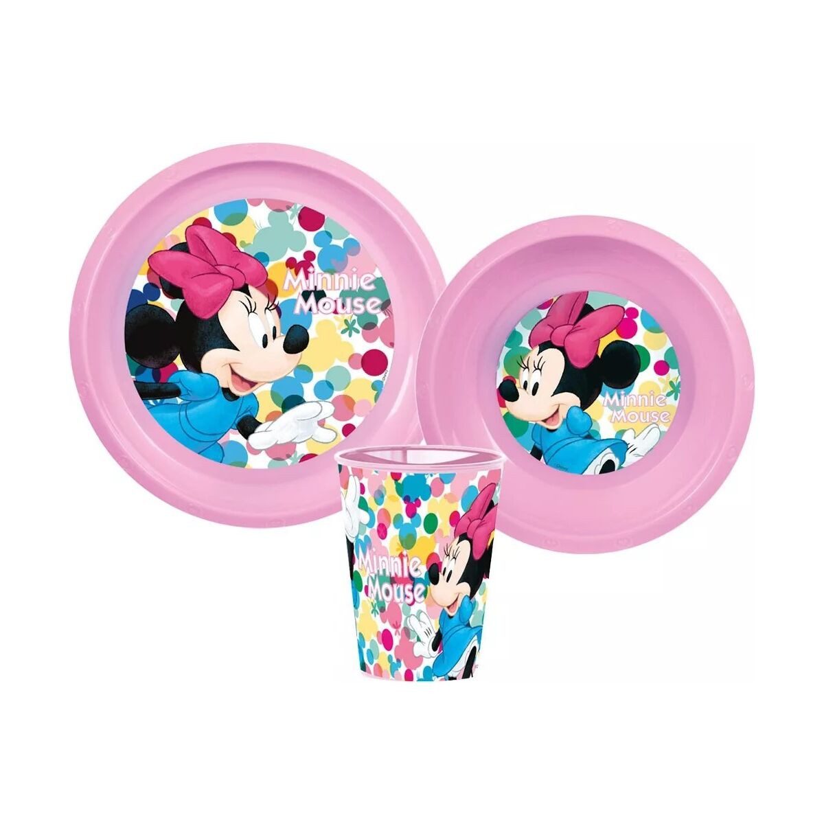 Disney Kindergeschirr-Set Disney Minnie Feel Good Geschirrset