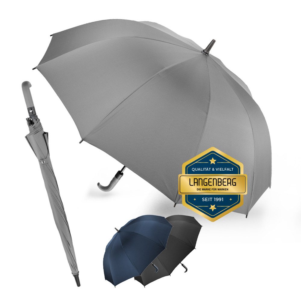 Langenberg Stockregenschirm LANGENBERG Stockschirm sturmfest LORD – [Automatik] Regenschirm, ☑