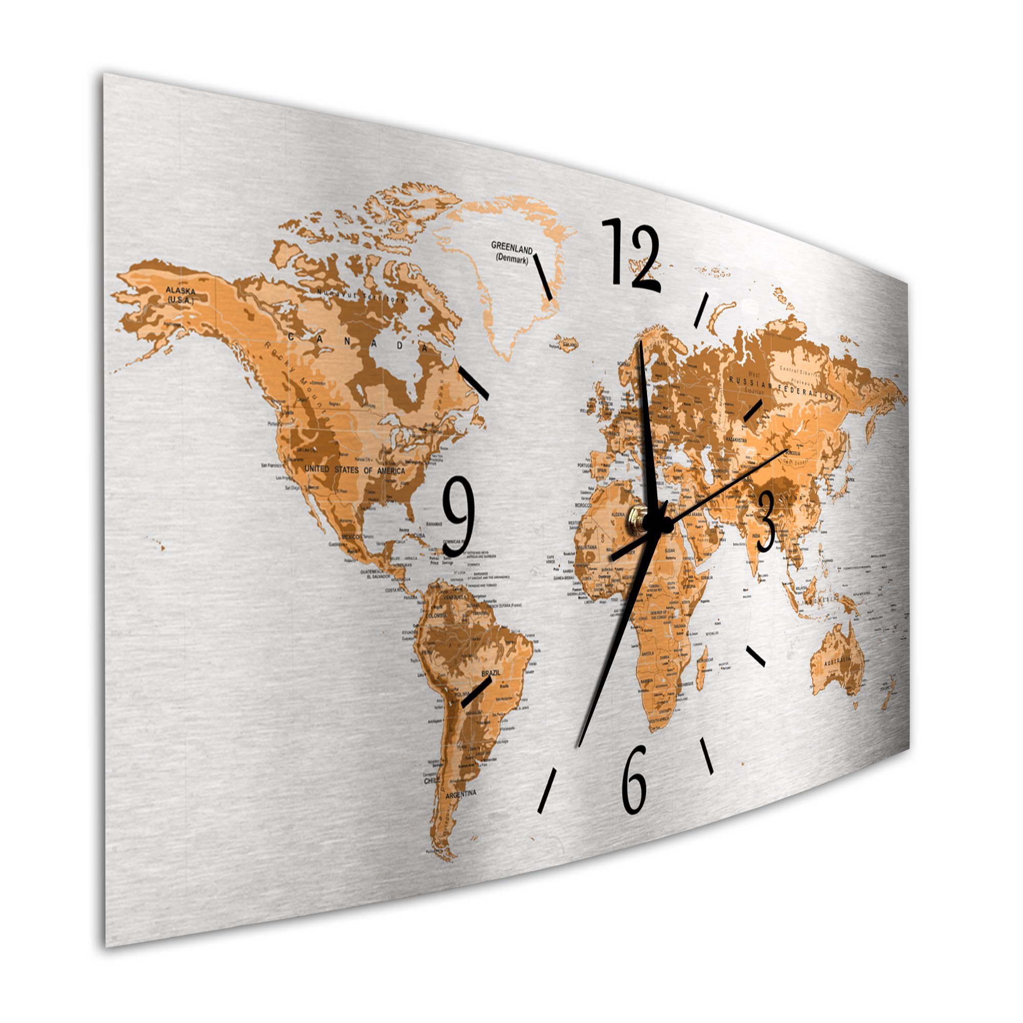 Bilder-Manufaktur Wanduhr BM-9640-1 (BM, Funkuhr oder Quarzuhr, kein Ticken günstig online kaufen