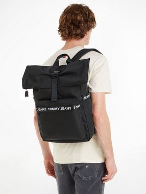 Tommy Jeans Cityrucksack TJM ESSENTIAL ROLLTOP BACKPACK, Freizeitrucksack Freizeit-Bag Urbanrucksack