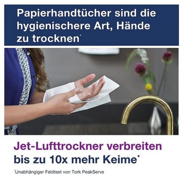 TORK Papierhandtuch Premium, 2-lagig, Tissue mit I-Falzung, 21x34 cm, 2100 Blatt