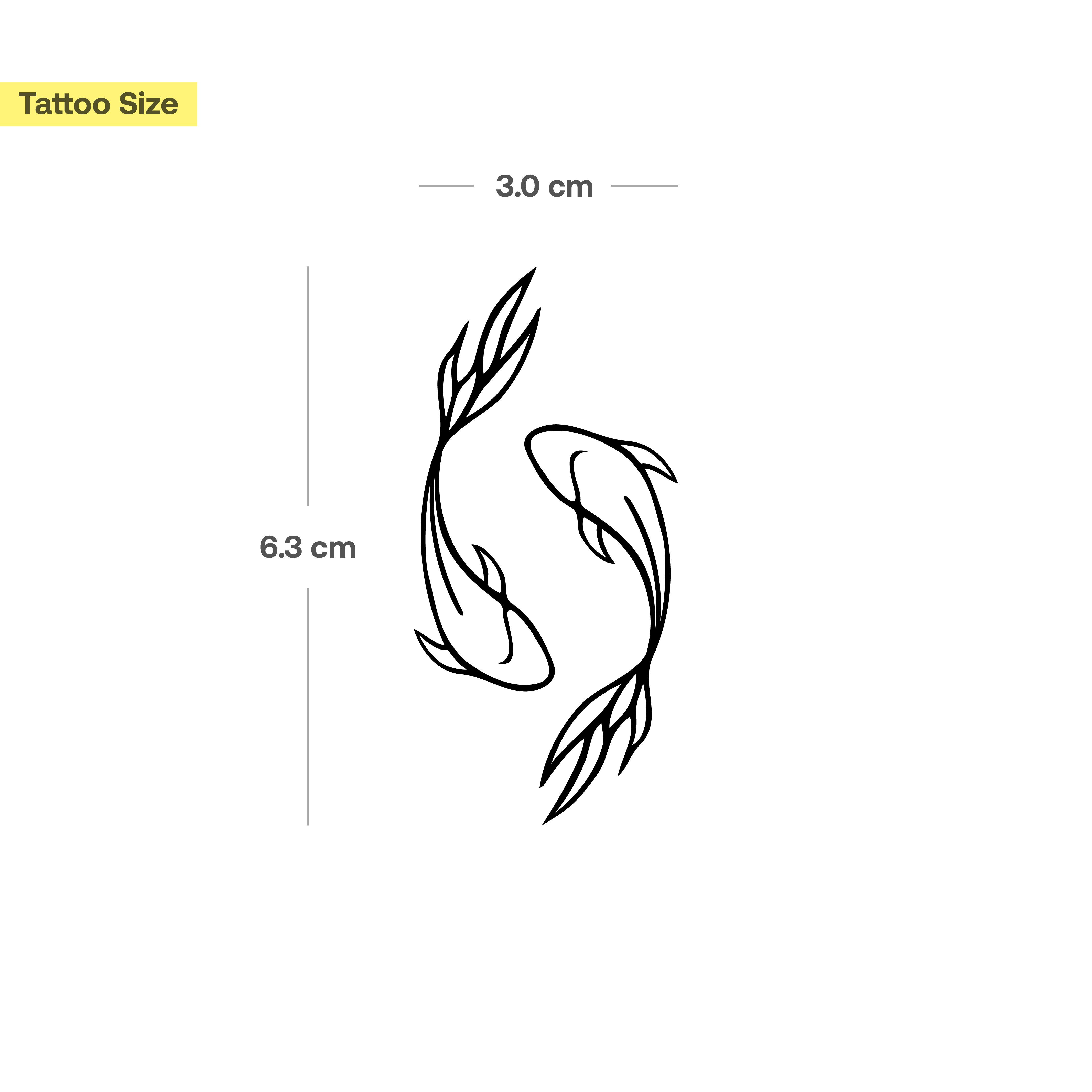 Inkster Schmuck-Tattoo Hochwertige temporäre Tattoos, Vegane & EU-Kosmetikzertifizierte Farbe, wasserfestes temporäres Tattoo, 2 Wochen Halt