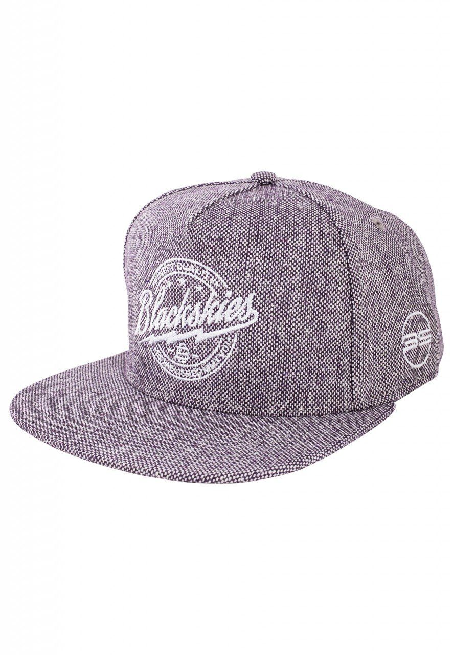 Snapback Cap Nebula Tweed Snapback Cap - Burgundy-White Tweed