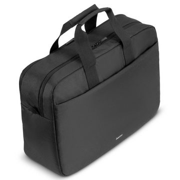 Hama Laptoptasche Laptop-Tasche "Traveller", von 40 - 41 cm (15,6" - 16,2), Schwarz, 40 bis 41 cm, für Apple MacBook Pro, universell, Fächer, Farbe schwarz