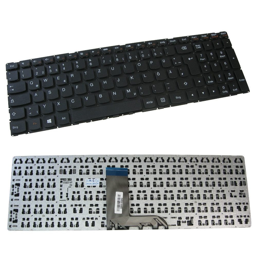 Trade-Shop Ersatz passend für Lenovo IdeaPad 700-15ISK 700S-15 Xiaoxin-700 Tastatur (Tastenbelegung: Deutsch, QWERTZ / Farbe: Schwarz)