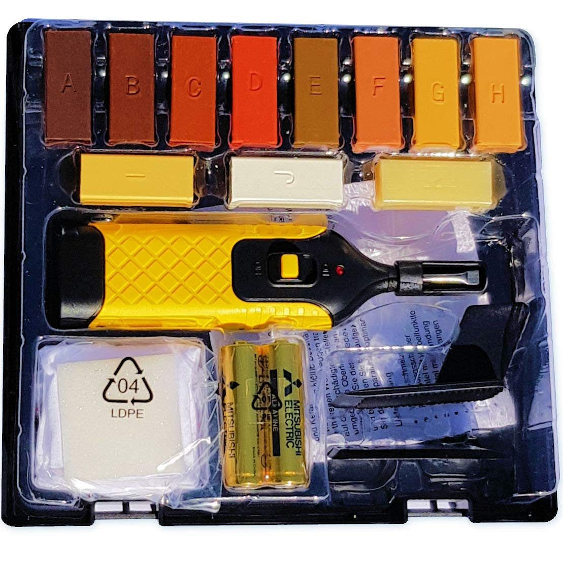 Holz-Reparaturset Reparatur-Set - Reparieren Holz Parkett Laminat Möbel zum Selbermachen