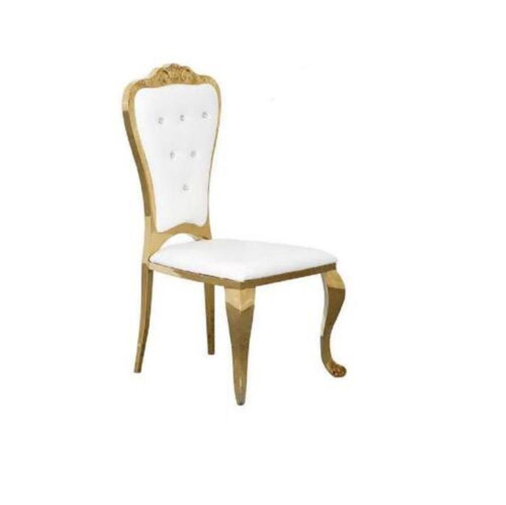JVmoebel Chesterfield-Sessel Modern Stil Stilvoll Sessel Stuhl Weiß Sitz Polster Design (1-St., 1x nur Sessel), Made in Europa | Chesterfield-Sessel