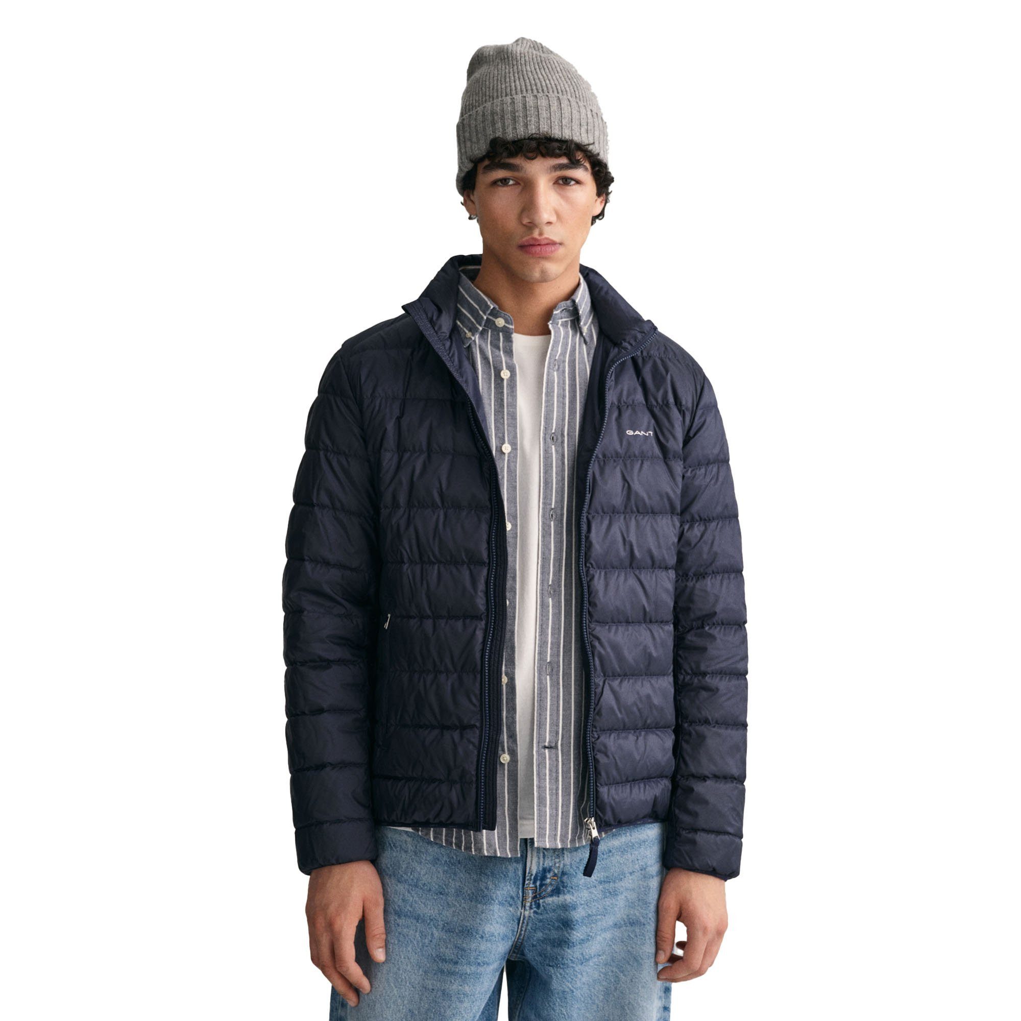 Gant Steppjacke Herren Steppjacke Polyester LIGHT DOWN JACKET
